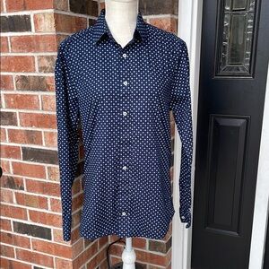 Nickgraham Stretch Modern Fit Long‎ Dress Shirt